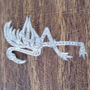 Vintage Flamingo Brooch